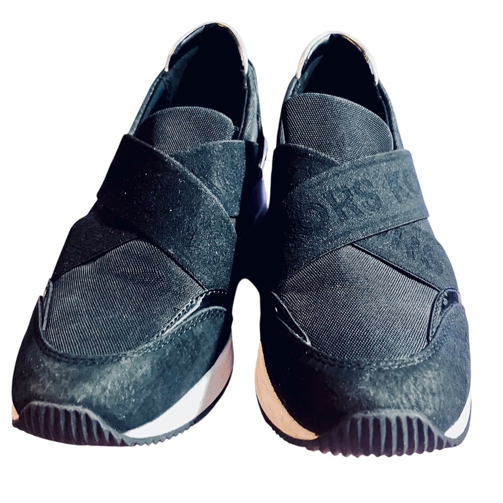 Michael Kors Geena Slip-On Trainers Black & Silver Size 6.5M for Ladies - Picture 2 of 10
